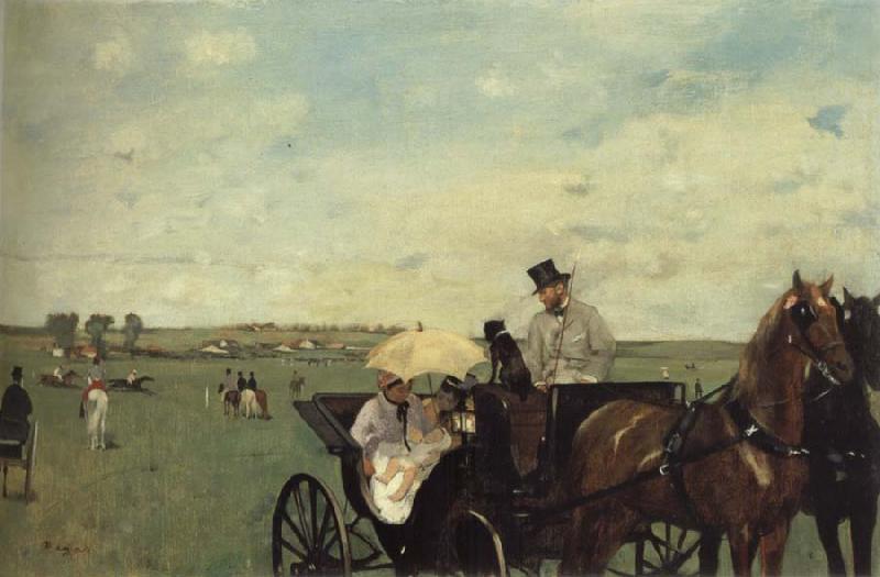 Edgar Degas At the Races in the Countryside France oil painting art